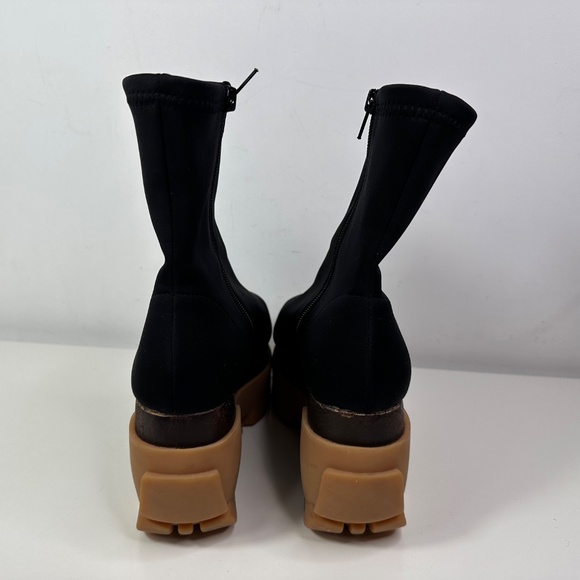 Jeffrey Campbell Hybrida Platform Boots Chunky Punk GothicNylon Size 7M - Picture 8 of 12